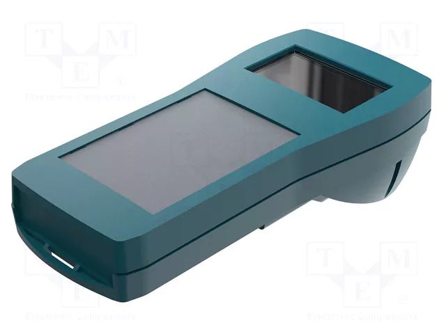 Enclosure: for display; X: 84mm; Y: 180mm; Z: 53.5mm; ABS; ocean blue ROSE ROSE-27010400