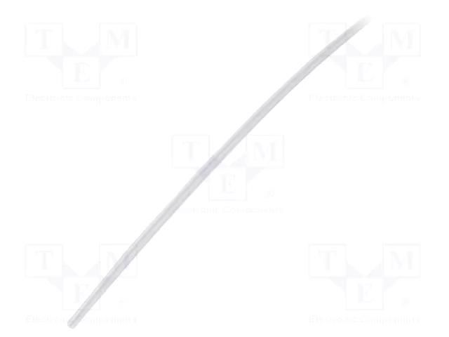 Heat shrink sleeve; glueless; 2: 1; 2.4mm; L: 1.2m; transparent; FP TE Connectivity RT-375-3/32-X-STK