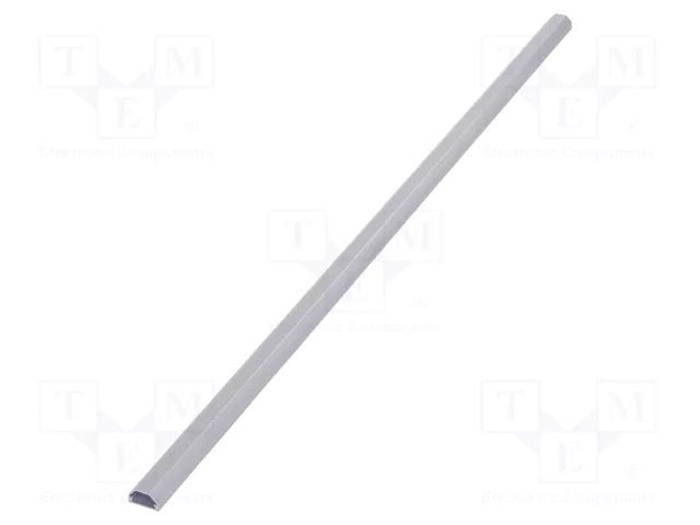 Closed cable trunkings; silver; L: 1.1m; W: 33mm; H: 18mm; aluminium GOOBAY GOOBAY-90666