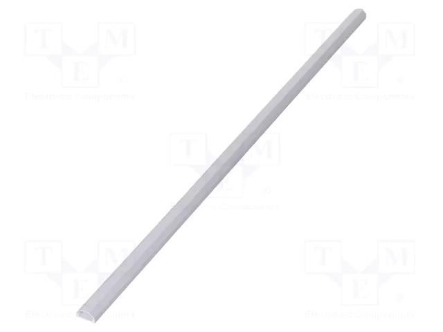 Closed cable trunkings; white; L: 1.1m; W: 33mm; H: 18mm; aluminium Goobay GOOBAY-90727