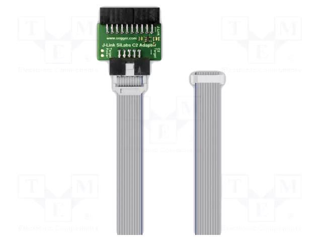 Adapter: extension module; 10pin 0,1",JTAG 20pin SEGGER MICROCONTROLLER SILABS-C2-ADAPTER