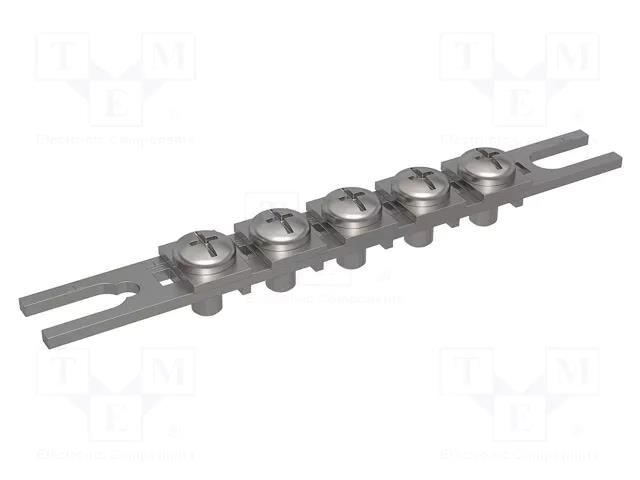 Earthing rail; W: 12mm; L: 383mm ROSE ROSE-10062011