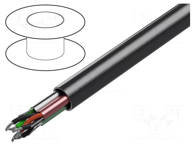 Wire: control cable; 3x2x20AWG; stranded; Cu,tinned; chrome; PVC BELDEN 9873.060500