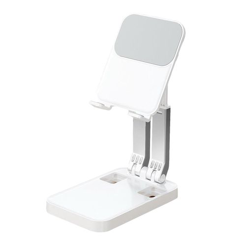 Folding phone stand for tablet (K15) - white, Hurtel 9145576277874 9145576277874