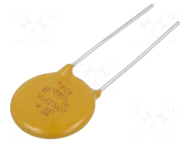 Varistor: zinc-oxide; THT; 250VAC; 320VDC; 390V; 6.5kA; Ø20mm; 240J JOYIN JVR20N391K11PU5