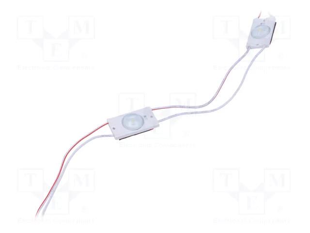 LED; white; 6500K; 980mW; 80lm; IP67; 170°; No.of diodes: 1; -25÷55°C POS MW-MLD-F-1W170-24V