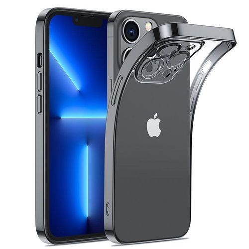 Joyroom 14Q Case for iPhone 14 Pro Cover with metallic frame black (JR-14Q2-black), Joyroom 6956116733902 6956116733902