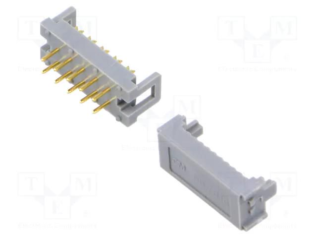 Connector: IDC; PIN: 10; 78XX; 1A; IDC,THT; 2.54mm; 2x5; 1.27mm 3M 7810-0000PR