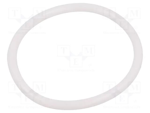 O-ring gasket; silicone; Thk: 3mm; Øint: 40mm; white; -60÷160°C ORING USZCZELNIENIA TECHNICZNE O-40X3-SI-WH