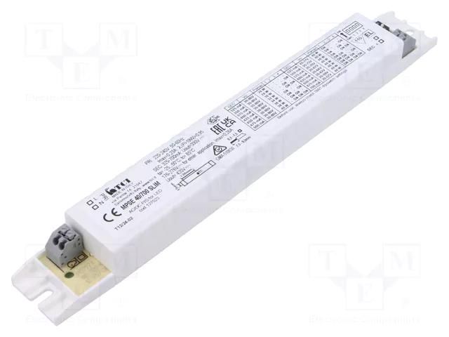 Power supply: switching; LED; 20÷80VDC; 325÷700mA; 220÷240VAC TCI 127523