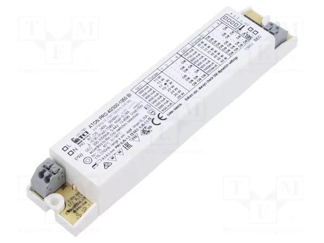 Power supply: switching; LED; 5÷44VDC; 300mA÷1.05A; 220÷240VAC TCI 127685