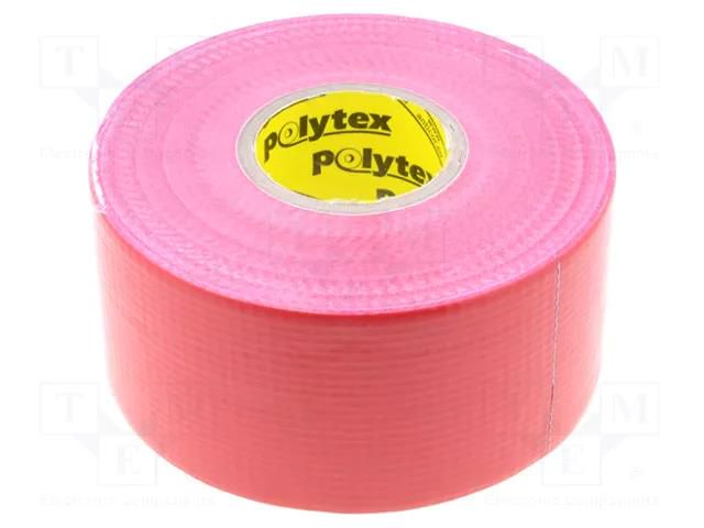 Tape: duct; W: 48mm; L: 25m; Thk: 0.25mm; red; natural caoutchouc ANTICOR ANC-118-48-25RD