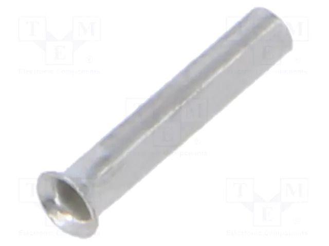 Tip: bootlace ferrule; non-insulated; copper; 0.5mm2; 8mm; tinned ERKO TA-0.5-8/100