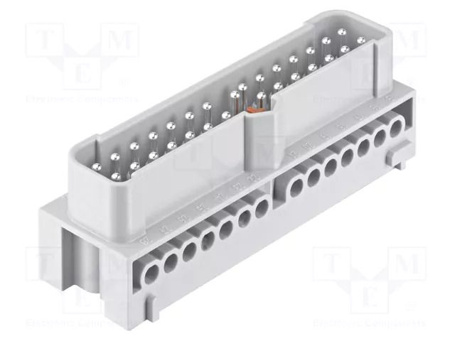 Connector: HDC; contact insert; male; 16A; 500V; Han-Eco® Modular HARTING 19410282601