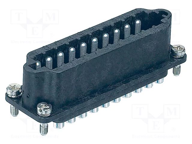 Connector: HDC; contact insert; female; Staf®; 10A; 25V; PIN: 20 HARTING 09700202621