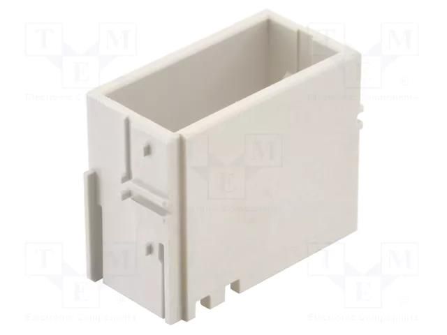 Mounting adapter; Yellock mixed adapter-housing HARTING 11002000301