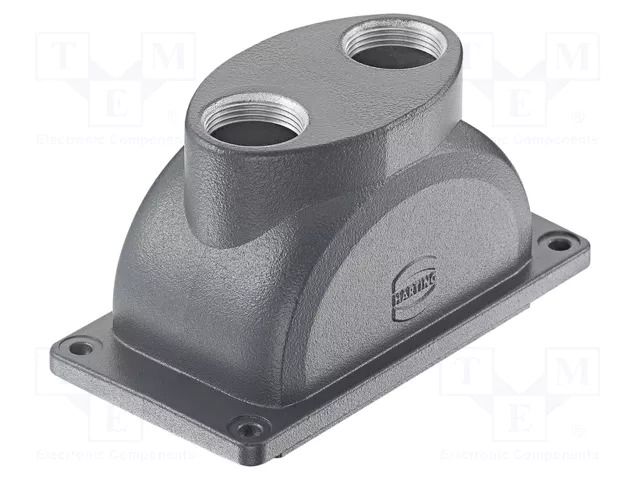 Enclosure for connectors: HDC; Gland: M25 HARTING 11126001711