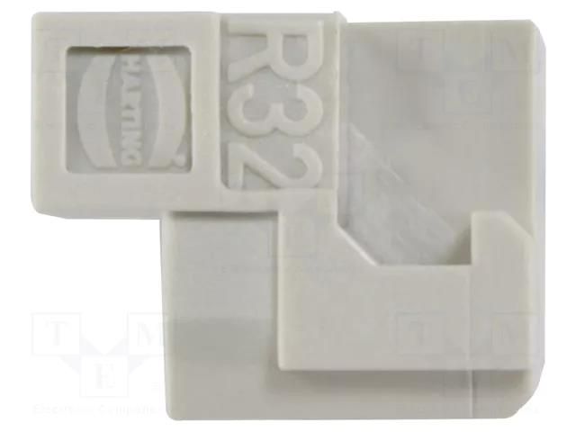 Mounting clamp; DIN-Signal fixing bracket R32 HARTING 09020009954