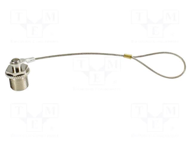 Protection cover; male M12 connectors; IP65,IP67; metal HARTING 21010000033