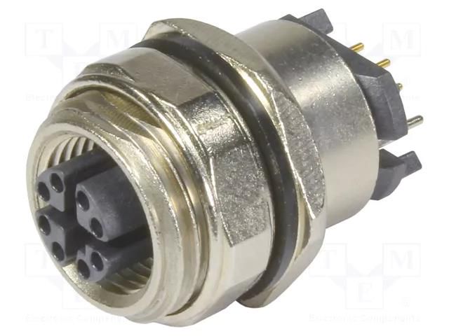 Circular connector M12 CAT6a Bu gerade HWM HARTING 21033812804