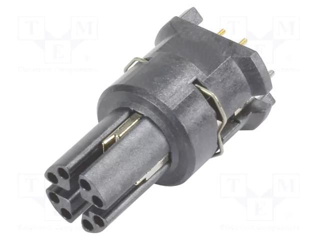 Circular connector M12 CAT6a Bu gerade HARTING 21033812806