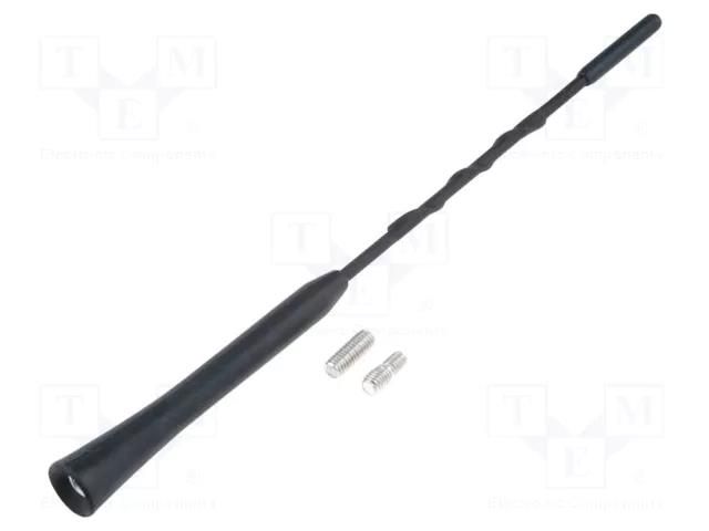 Antenna mast; 0.24m; M5,M6; inside; AM,FM 4CARMEDIA ANT.36.1