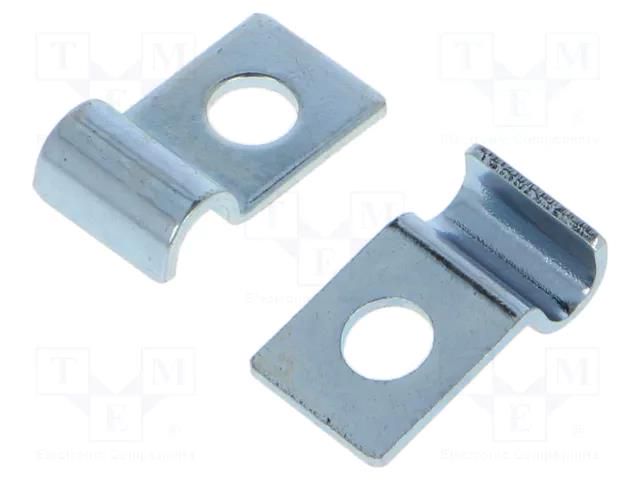 Screw mounted clamp; 4mm; zinc plated steel; Cable P-clips RITTAL RITTAL-2367040