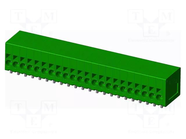 Connector: PCB terminal block; terminal; NJ; PIN: 22; on PCBs; 1x22 AMPHENOL ANYTEK NJ2221500000G
