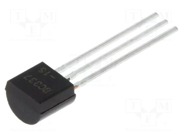 Transistor: NPN; bipolar; 45V; 0.8A; 0.625W; TO92 LUGUANG ELECTRONIC BC337-16-LGE