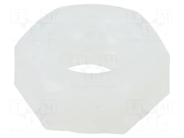 Nut; hexagonal; M4; 0.7; polyamide; natural ESSENTRA ESS-10325124