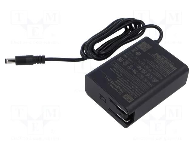 Power supply: switching; mains,plug-in; 48VDC; 1.875A; 90W; 92% MEAN WELL NGE90I48-P1J