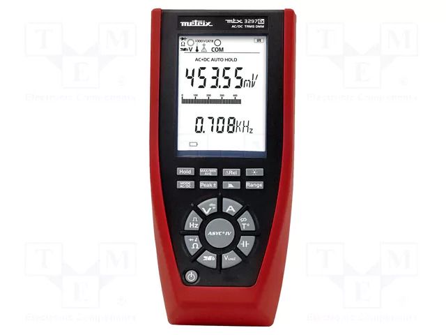 Digital multimeter; LCD; (60000); Bargraph: 61segm; VDC: 1uV÷1kV METRIX MTX3297