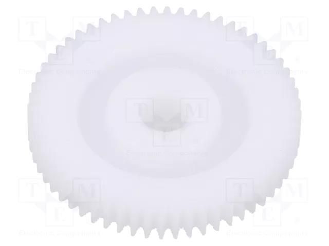 Spur gear; whell width: 6mm; Ø: 43.4mm; Number of teeth: 60 IGUS 270GMST07006000080