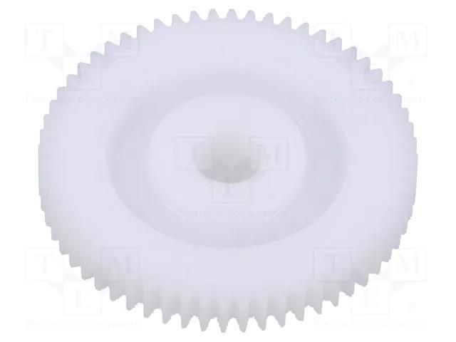 Spur gear; whell width: 6mm; Ø: 43.4mm; Number of teeth: 60 IGUS 270GMST07006000080