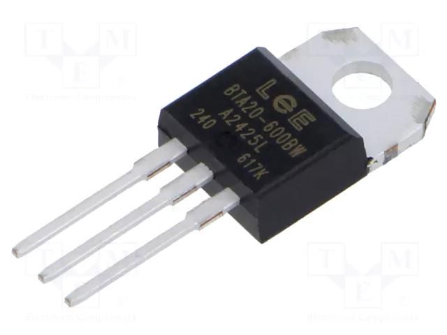 Triac; 600V; 20A; TO220AB; Igt: 50mA; Ufmax: 1.65V LUGUANG ELECTRONIC BTA20-600BW-LGE
