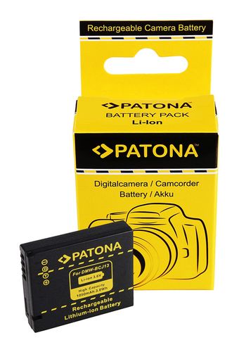 Battery f. Panasonic BCJ13 DMW-BCJ13 BCJ13E BCJ13E LX-5 LX5 *INFO-CHIP*, PATONA 1099 4260270449664