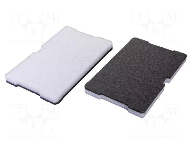 Foam insert; graphite-white; 500x320x40mm; 2pcs. LeanFoam LF-AW-MILL-PACK