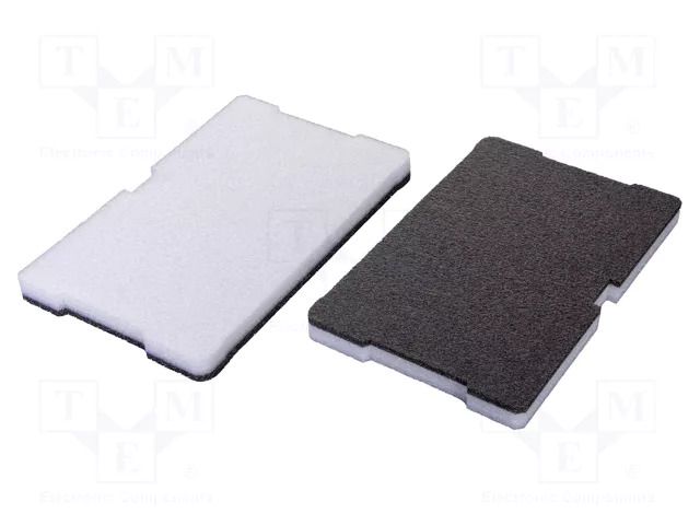 Foam insert; graphite-white; 500x320x40mm; 2pcs. LeanFoam LF-AW-MILL-PACK