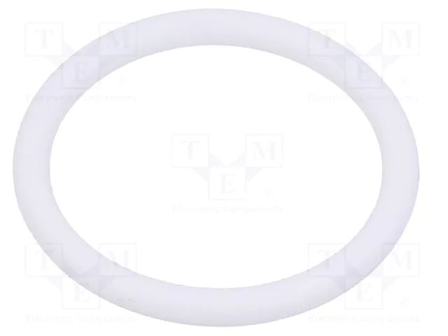 O-ring gasket; silicone; Thk: 2.5mm; Øint: 22mm; white; -60÷160°C ORING USZCZELNIENIA TECHNICZNE O-22X2.5-SI-WH