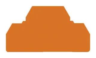 END AND SEPERATION PLATE, WEMID, ORANGE 1690080000