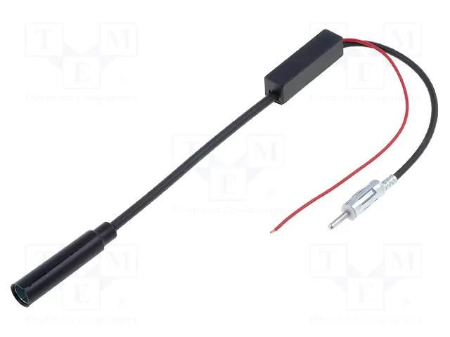 Antenna amplifier; DIN socket,DIN plug; 12VDC ACV ANT-EWZA