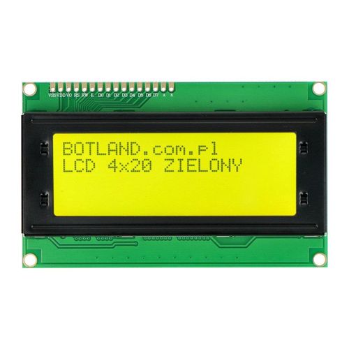 LCD display 4x20 characters green - justPi JUS-19735 5903351243094