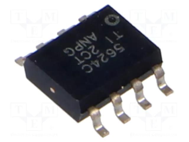 IC: D/A converter; 8bit; 233ksps; Ch: 1; SOIC8; 0÷70°C TEXAS INSTRUMENTS TLV5624CD