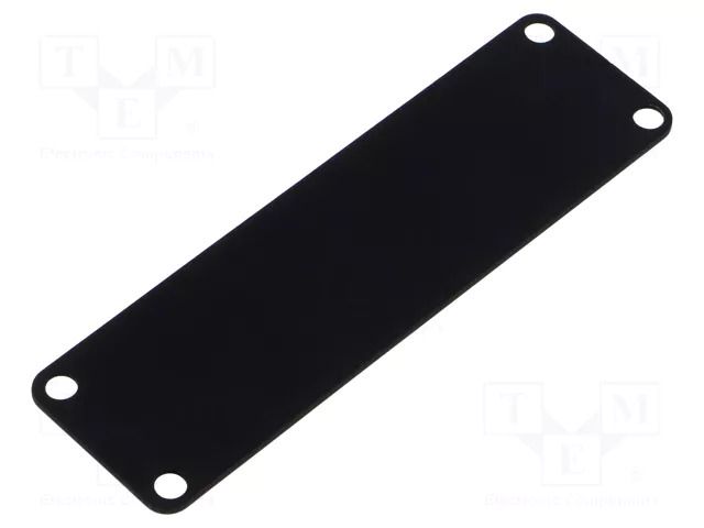 Front panel; aluminium; 1455; black; 10pcs. HAMMOND HM-1455LALBK-10