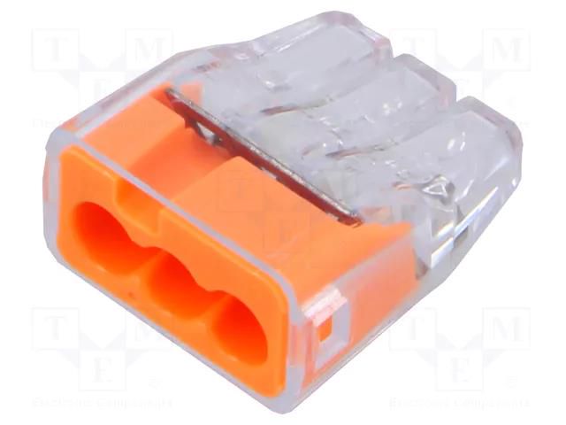 Quick splice; 32A; 600V; for cable; spring clamp; 0.75÷4mm2 SIMET SCP3