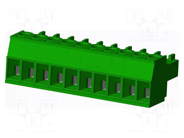 Connector: pluggable terminal block; plug; female; 10A; 300V; 1x10 AMPHENOL ANYTEK TJ1031530000G