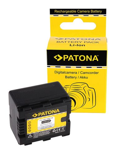 PATONA Battery f. Panasonic VBN130 VBN130E VW-VBN130 SD800 SD900 TM900 , PATONA 1104 4260284320508