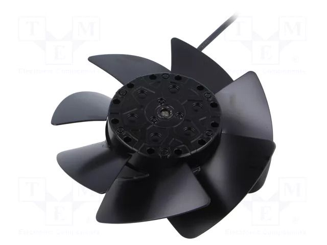 Fan: AC; axial; 230VAC; Ø138.3x56.9mm; ball; 2800rpm; IP44; 20AWG EBM-PAPST A2S130-AB03-11