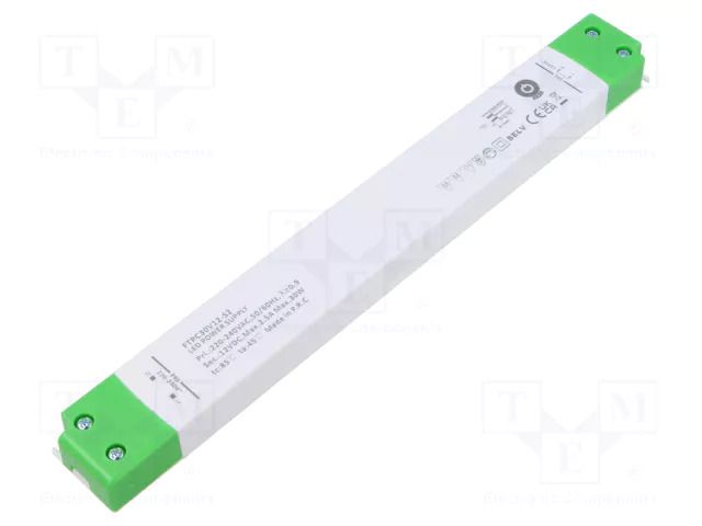 Power supply: switching; LED; 30W; 12VDC; 2.5A; 220÷240VAC; FTPC-S2 POS FTPC30V12-S2