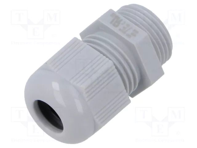 Cable gland; without nut; PG11; IP68; polyamide; light grey TE Connectivity 1SNG601193R0000